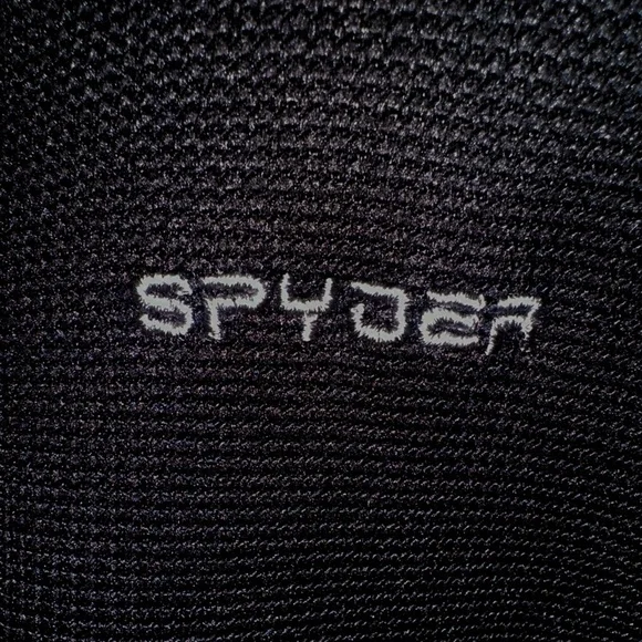 Spyder knit and nylon jacket. Black zip up- L - Picture 7 of 7